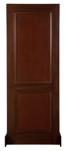 Classic Dual Panel Wooden Door – Partal Wood & HDF