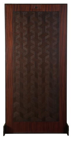 Geometric Carved Wooden Door – Premium Single Panel Design