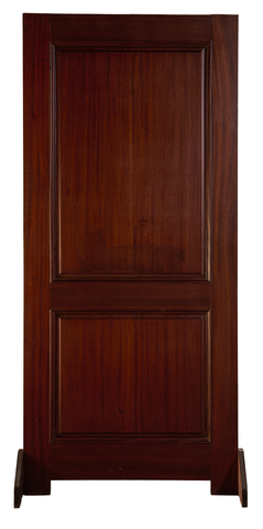 Elegant Dual Panel Interior Door with Classic Framing