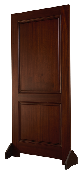 Elegant Dual Panel Interior Door with Classic Framing
