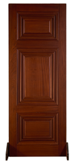 Classic Raised Panel Interior Door with Ornate Framing