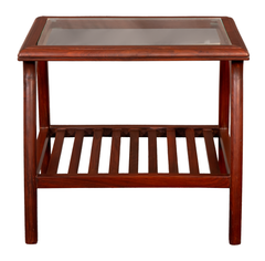 Glass-Top Coffee Table