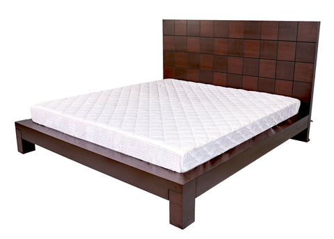 Checkered Panel Bed - Silaj Furniture