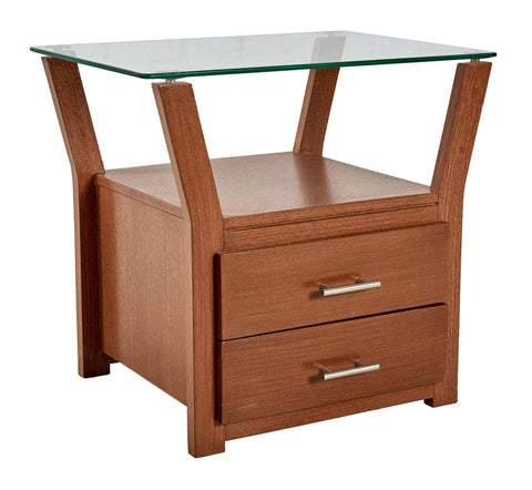 Glass - Top Side Table - Silaj Furniture