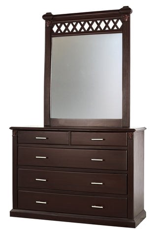 Heritage Mirror Dresser - Silaj Furniture