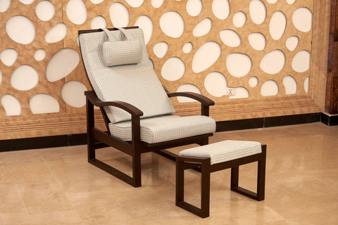 Reclining Lounge Chair with Ottoman - Silaj Furniture