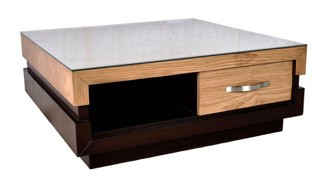 Two - Tone Glass - Top Coffee Table - Silaj Furniture