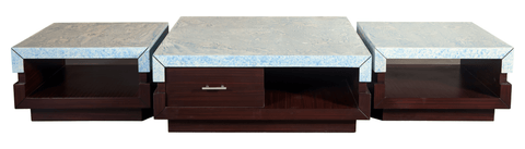 Two - Tone Glass - Top Coffee Table - Silaj Furniture