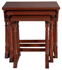 Classic Wooden Nesting Table Set – Traditional Elegance for Timeless Interiors