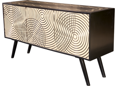 Modern Geometric Sideboard – Bold Design Meets Everyday Function