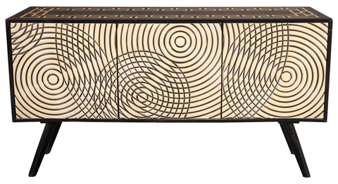 Modern Geometric Sideboard – Bold Design Meets Everyday Function