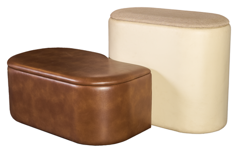 Modern Upholstered Ottoman Set