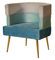 Velvet Barrel Chair – Modern Comfort with a Glamorous Twist