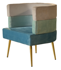 Velvet Barrel Chair – Modern Comfort with a Glamorous Twist