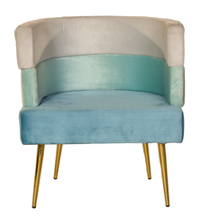 Velvet Barrel Chair – Modern Comfort with a Glamorous Twist
