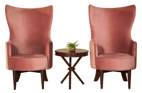 Velvet Wingback Chair – Classic Luxury, Modern Comfort