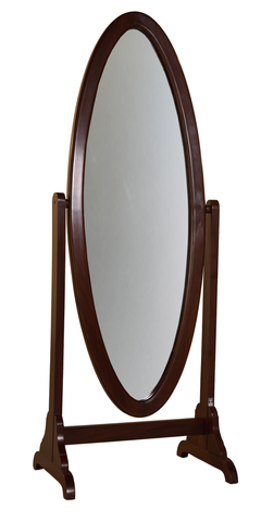 Full-Length Oval Mirror Frame – Solid Shisham Wood
