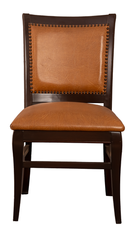 Classic Upholstered Dining Chair with Nailhead Trim