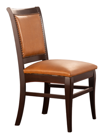 Classic Upholstered Dining Chair with Nailhead Trim
