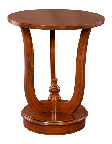 Classic Three-Leg Pedestal End Table