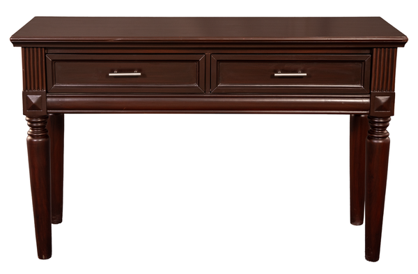 Traditional Two-Drawer Console Table
