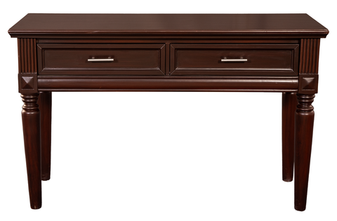 Traditional Two-Drawer Console Table