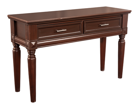 Traditional Two-Drawer Console Table