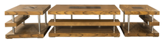 Modern Minimalist Table Set – Center Table with Matching Side Tables