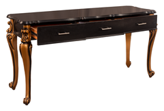 Baroque Style Console Table with Ornate Legs
