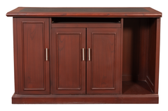 Classic L-Shaped Executive Desk with Storage