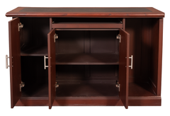 Classic L-Shaped Executive Desk with Storage