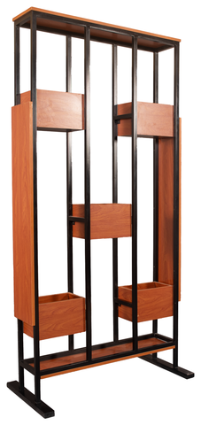 Modern Industrial Shelving Unit & Planter