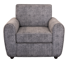 Modern 3-Piece Grey Sofa Set – 3-Seater with Two Single-Seater Armchairs