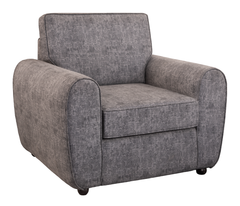 Modern 3-Piece Grey Sofa Set – 3-Seater with Two Single-Seater Armchairs