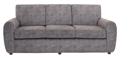 Modern 3-Piece Grey Sofa Set – 3-Seater with Two Single-Seater Armchairs