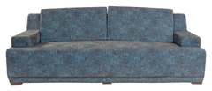 Urban Chill Wooden Sofa with Chaise – Modern Grey Upholstery