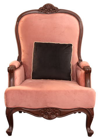 Vintage Rosewood Sofa Set – Shisham Wood Frame with Plush Upholstery