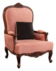 Vintage Rosewood Sofa Set – Shisham Wood Frame with Plush Upholstery