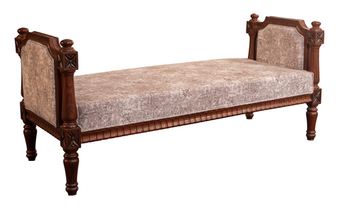 Vintage Carved Bench