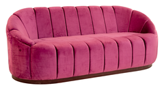Modern Velvet Sofa Set – Dual Tone Plush Comfort with Accent Cushions