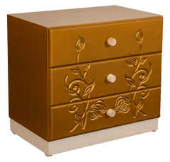 Royal Blue & Gold 4-Piece Velvet Bedroom Set