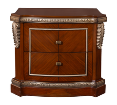 Imperial Classic Bedroom Set – Walnut & Gold Finish