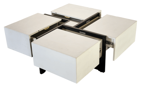 Minimalist White Coffee Table — Modern Design for Stylish Compact Living - Silaj Furniture