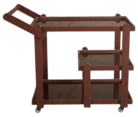 Multi - Tier Wooden Serving Trolley - Silaj Furniture